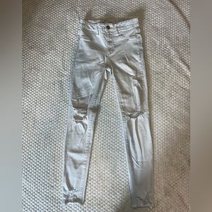 American eagle distressed skinny jeans